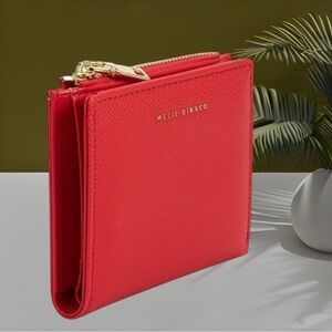 MELIE BIANCO The TISH Vegan Leather Wallet | RED